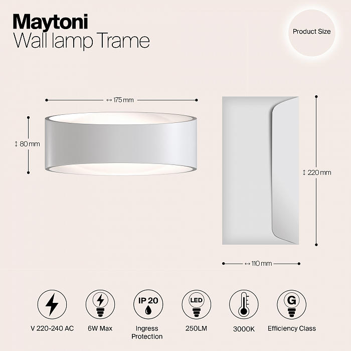 Бра Maytoni C806WL-L5W