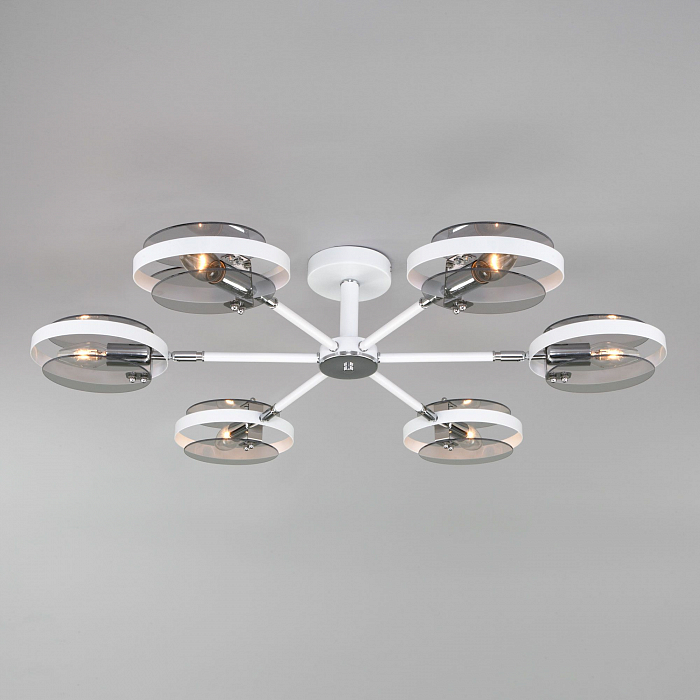 Люстра Eurosvet 70121/6 белый Smart